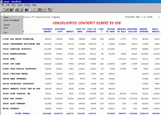 screenshot of Sirius GT